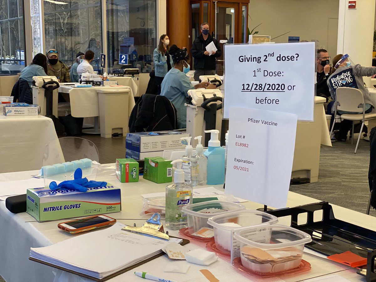 VictoriaSanchez's tweet photo. 35,000 doses and counting —

@InovaHealth’s COVID-19 vaccination clinic surpassed its goal and is now in Phase 1b which includes first responders &amp; teachers. 
How is this location tackling distribution issues other parts of the Commonwealth are facing? 
My story at 5 on @ABC7News https://t.co/3qlKPdbNKX