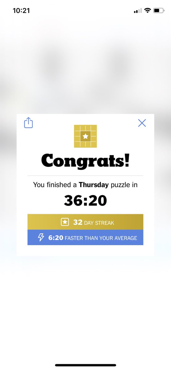 sh1mmer's tweet photo. @AimeeLucido I guess I was faster than my average but I think I did have to Google a bit more than usual. The clues felt less trite than they often do and I had to think more to find them. https://t.co/ZA0ZE9pfao