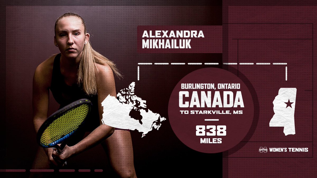 Alexandra Mikhailuk is just getting started 😏

The freshman led the team in doubles this fall with 🖐 wins and a .625 win percentage!

#HailState🐶