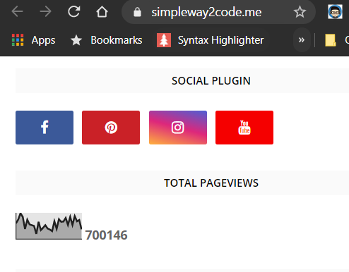SimpleWay2Code's tweet image. We just reached 0.7 Million pageviews on our website 🎉🎉

🥂🎆🎊

Keep #Coding Keep #Learning 
#SimpleWay2Code #Code #100DaysOfCode #700K #Thanks