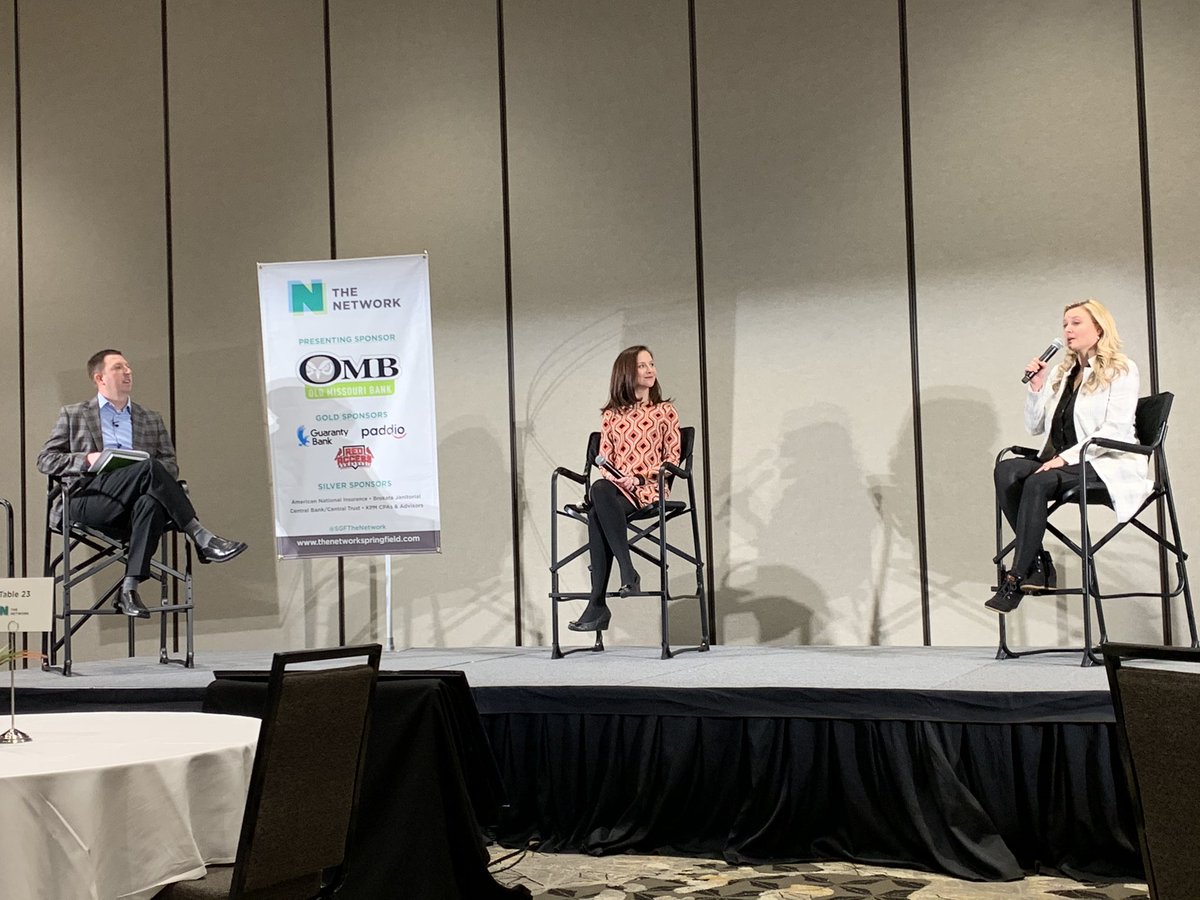 carlya119's tweet photo. Excited to hear today at the @SGFTheNetwork #NewYearNewLeaders from the new chamber leaders @LoganAguirre417 &amp; @JHarmisonOlson about what we can look forward to this year! https://t.co/7mtbSoEEYX