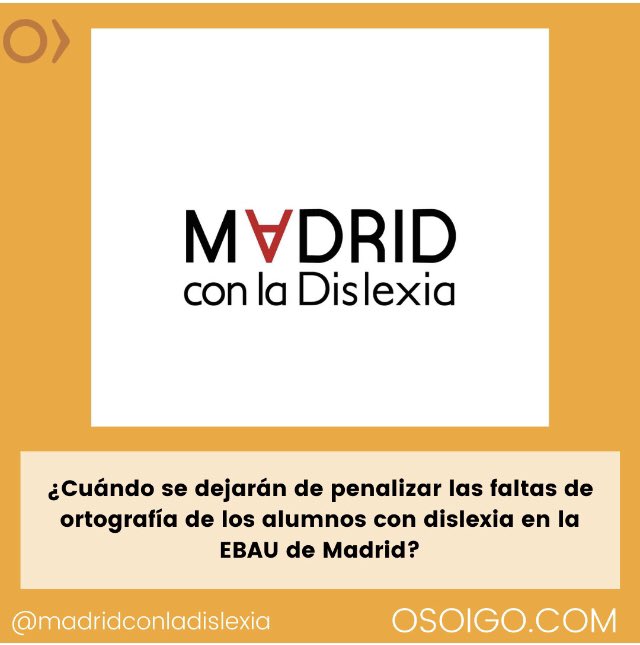 DislexiaMADRID's tweet photo. Os Necesitamos!!! Entrad y apoyad la pregunta a los políticos de la Asamblea de Madrid. Campaña #evau #ortografia #madrid #dislexia en @osoigo https://t.co/8llZSJCxDD https://t.co/xLe3RH19Vo