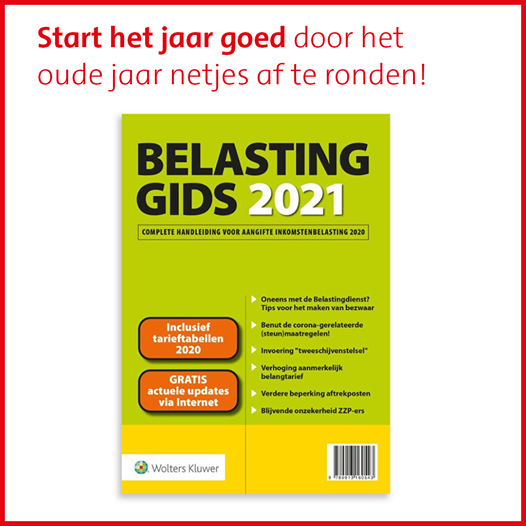 Belastinggids 2021 is een complete handleiding voor je aangifte inkomstenbelasting 2020. Leuker zal het nooit worden... 😉