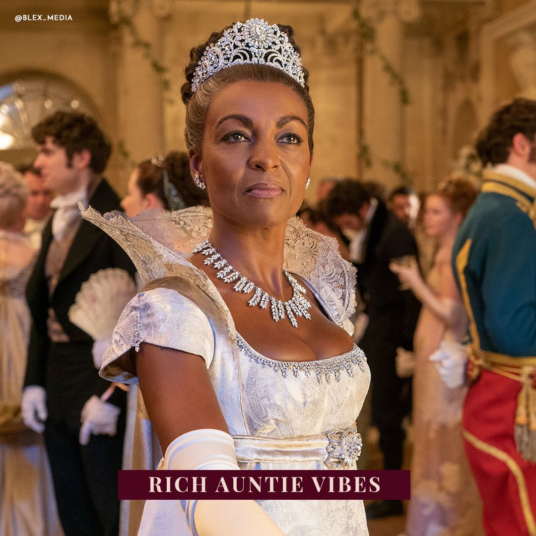 Lady Danbury is rich auntie vibes  Happy Birthday, Adjoa Andoh! 
