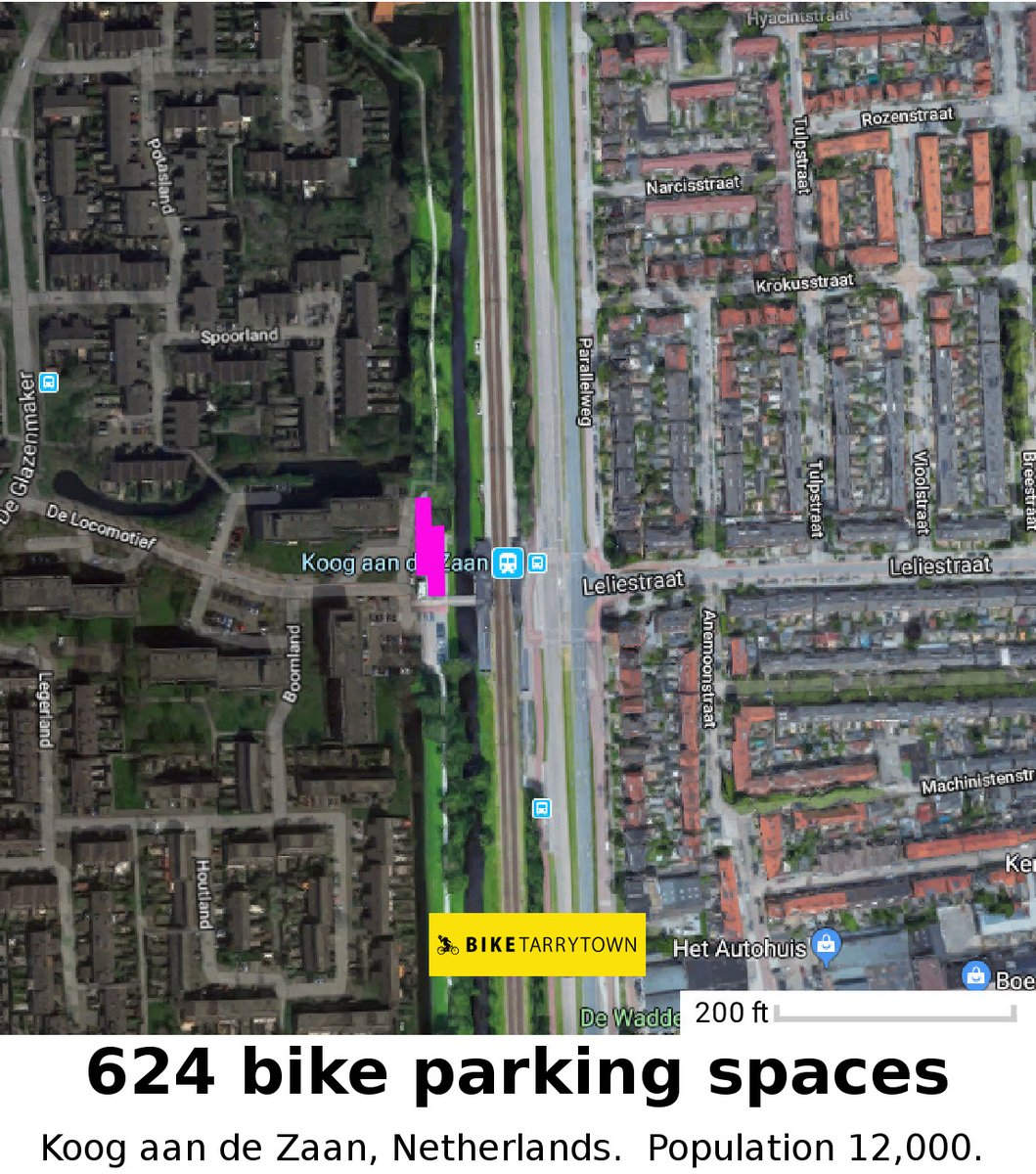 BikeTarrytown's tweet photo. @alanbaglia @travis_robert @NYGovCuomo Actually, there's TONS of homes short walk/ride from Hudson Line train stations.

Problem is, roads are dangerous / unpleasant to walk/bike on. Groups are working to fix it. (@route9active @rt119complete @peekskill_walks)

Must also #DeleteTheParking. https://t.co/hpESgcA2On