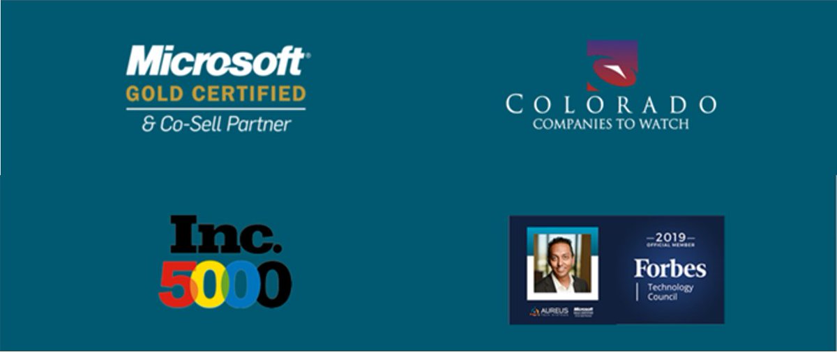 AureusTS's tweet image. We haven&apos;t shared our accolades yet. So, here is a shameless plug: 

#engineeringevolved #AI #MicrosoftAzure #machinelearning #cloudcomputing #MicrosoftTeams #ForbesTechnology #microsoft #deeplearning #IoT #Inc5000 #denver @Microsoft