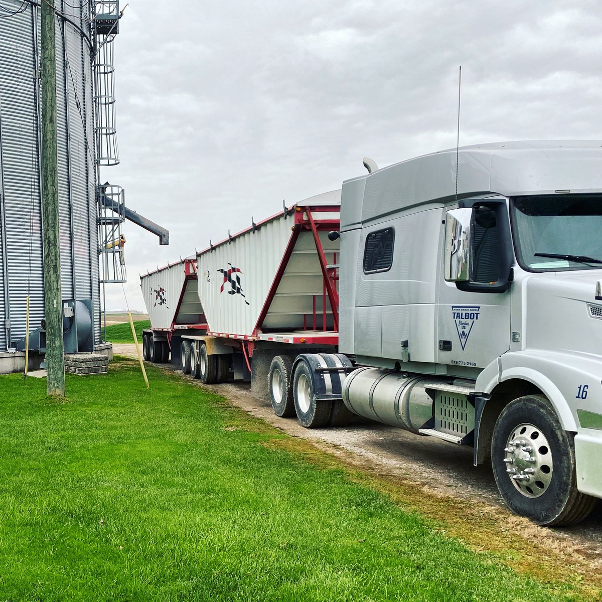 TalbotElevators's tweet photo. Custom Talbot Elevators truck! What a great Christmas present from Rick! #TalbotElevators #FeedGrainSeed #GrainTruck 🌽🌾 https://t.co/Lv5nsV6rMZ