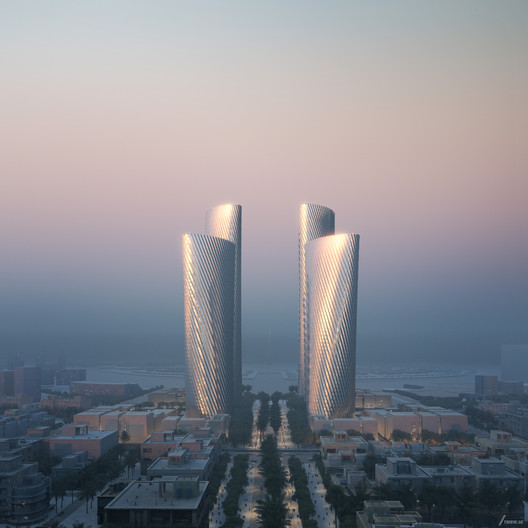 Foster + Partners Unveils Lusail Towers in Qatar, a Landmark Project for a New Central Business District in the City#design designuppp.com/index/16106252…