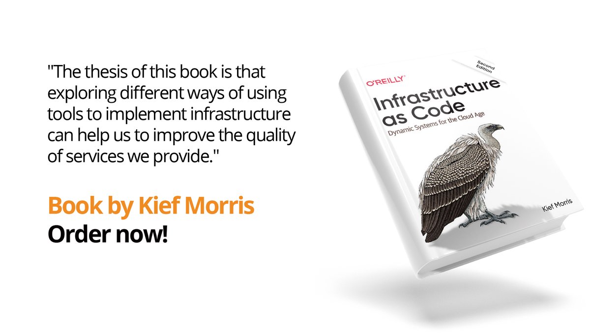 thoughtworks's tweet image. Did you enjoy Infrastructure as Code by @kief? Infrastructure as Code 2nd adds design principles and patterns for effective design. Order it now thght.works/3qldC9z.
