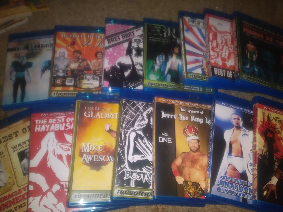 Pandah22's tweet photo. Post office tried to hold them hostage but my holiday haul from @IVPvideos has all arrived. To say the guy has my business is an understatement lol https://t.co/770mGzCQjA
