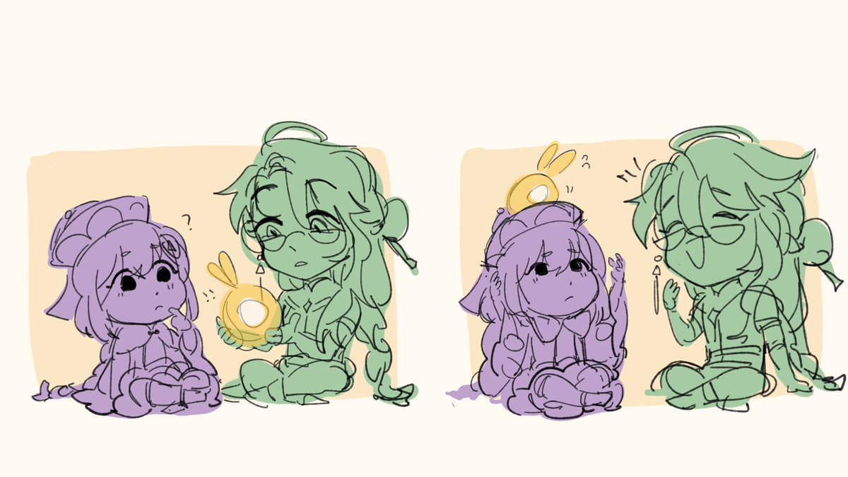 my team had it rough with today's treasure hunt... but at least we got our mini seelie ??#原神 
