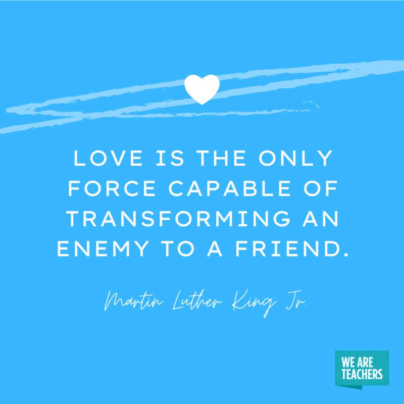 PRESAllStar's tweet photo. In honor of the Martin Luther King, Jr. holiday today, here are a few of our favorite quotes to think about. (Awesome layouts courtesy of @WeAreTeachers!) We'll see you in school tomorrow, AllStars! ⭐⭐⭐ https://t.co/krQiVlutSY