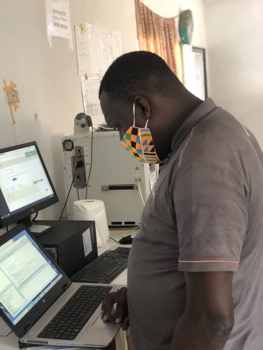 KoachieS's tweet photo. Interfacing Biochemistry analyzer with LIS at Nadowli District Hospital, Wa, Ghana. https://t.co/tk9CqgQta8