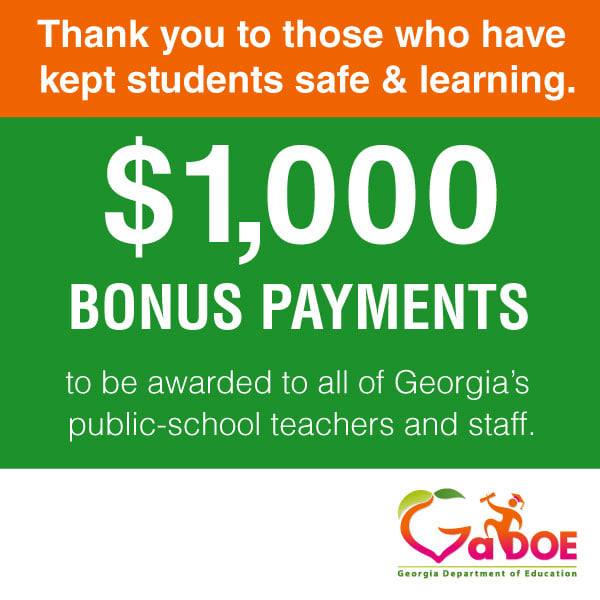TonyChilders7's tweet photo. Important announcement for Georgia teachers. https://t.co/DuRFdeMXvJ