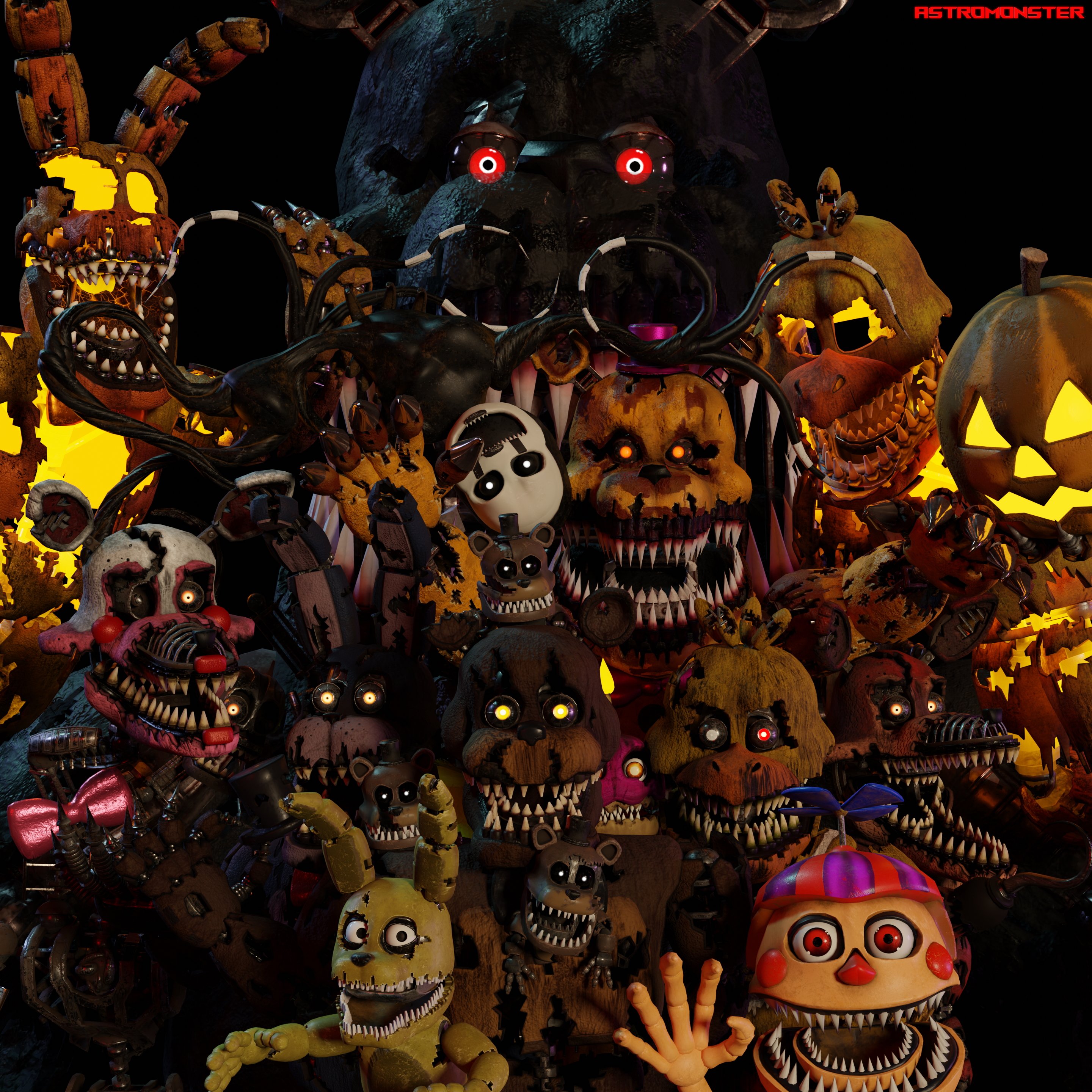 FNaF 4 Halloween Edition wallpaper by TommySturgis on DeviantArt