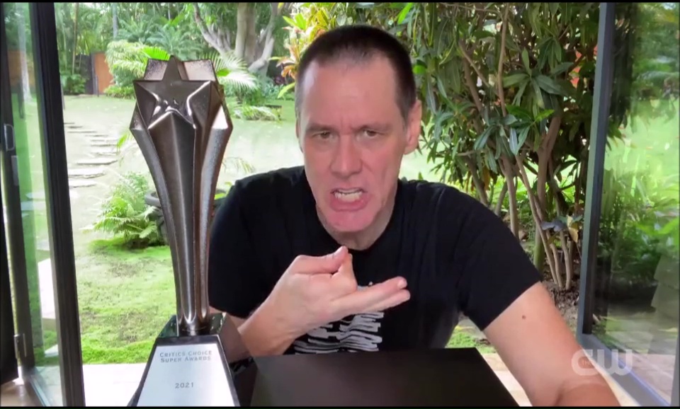 GALLERY UPDATE | Critics Choice Super Awards

Jim Carrey won at the Critics Choice Super Awards. Best Villain in a Movie for playing Dr. Robotnik in 2020's 