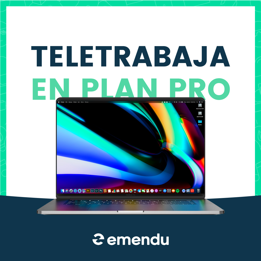 Porque los Pro trabajan en un Pro.😎 Y en Emendu te ofrecemos el mejor precio para nuestros modelos en sistema de renting de MacBook Pro para teletrabajar... ¡o lo que tú quieras!

#macbook #macbookpro #apple #emendu #renting #rentingtecnológico