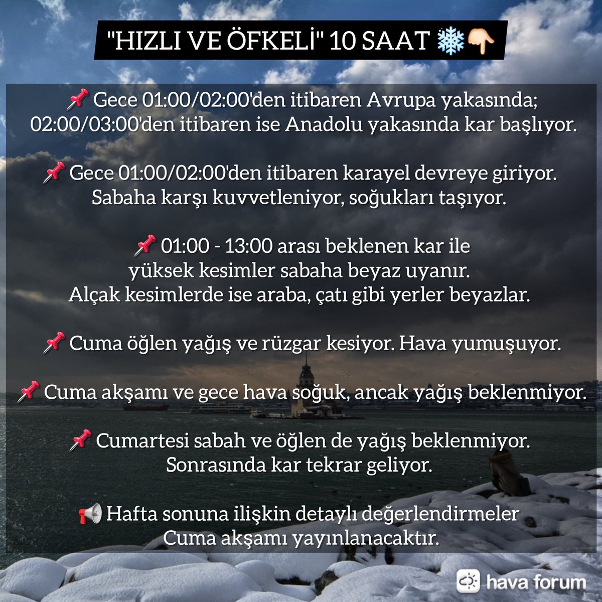 İstanbul'da kar ne zaman başlıyor? Sabah araçla işe gidecekler dikkat... 📢⚠️

İşte son analizler... 👇🏻❄