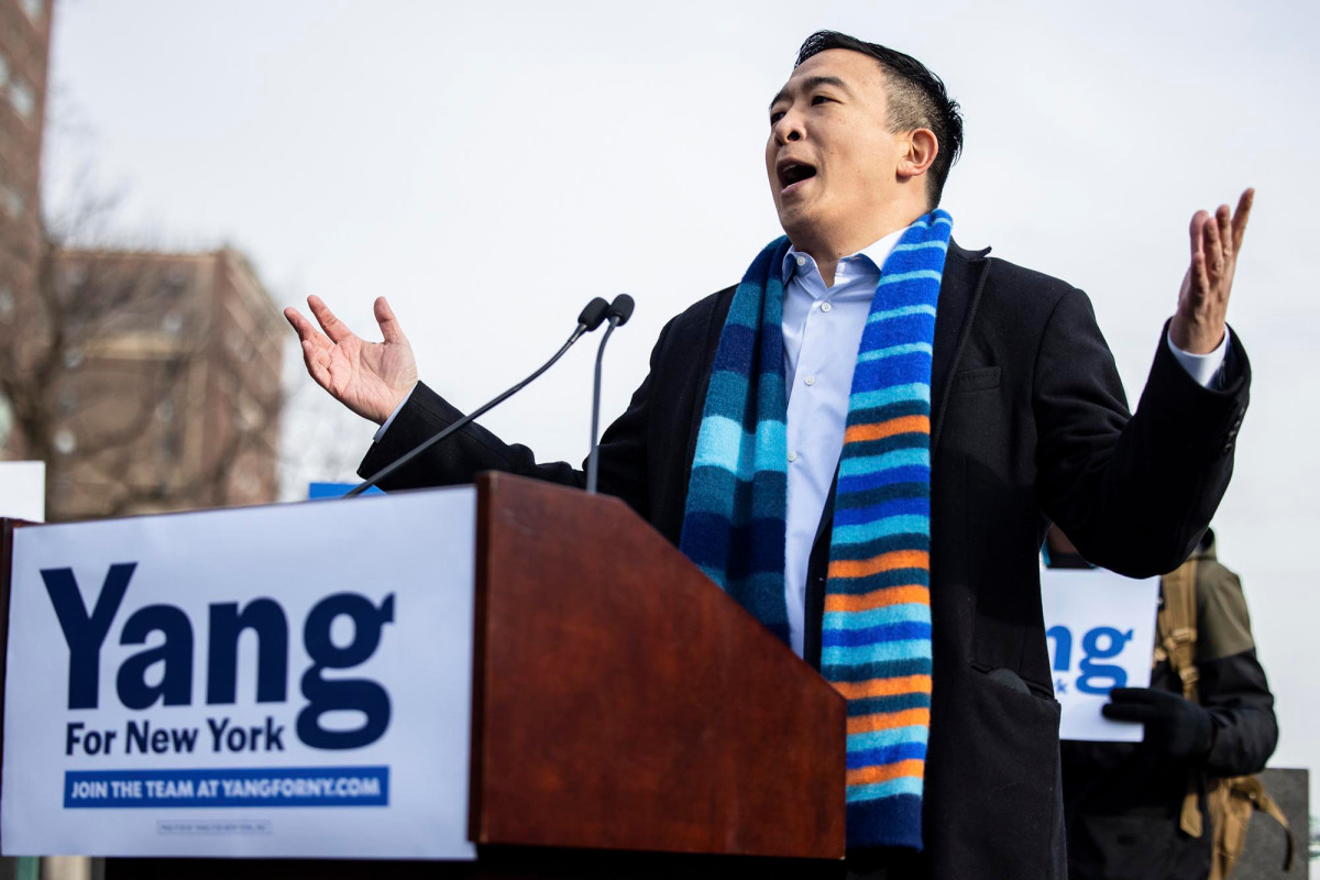 Andrew Yang launches NYC mayoral bid with promise to tackle poverty