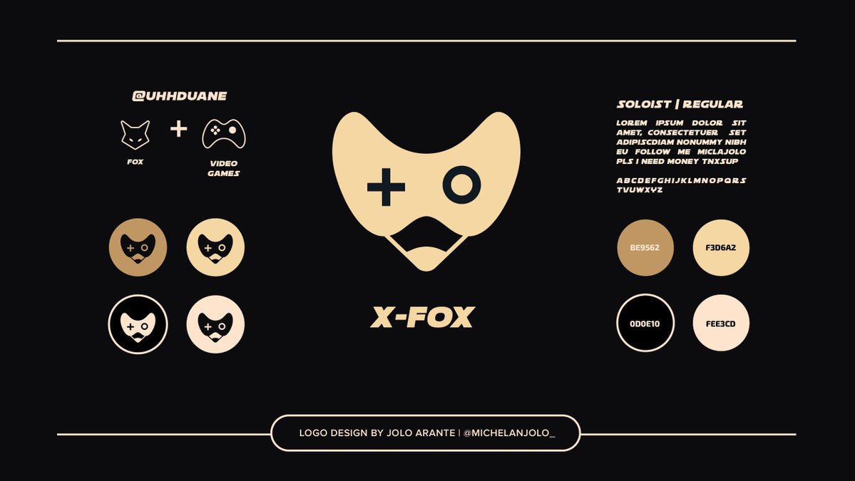 Michelanjolo_'s tweet photo. As a quick break from acads, I made a set of logo studies &amp; imaginary brands from the two random items you guys gave me from last time ✨🍜📙🦊 https://t.co/eAVDW8WYi4