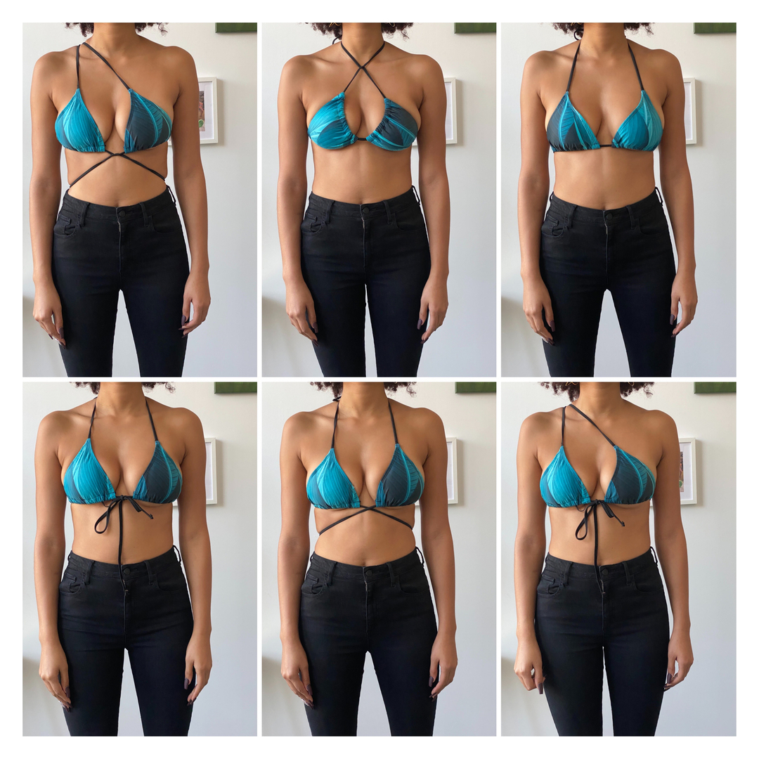 Avid Swim on X: Your Bikini Top is versatile! Try out these cool way to tie  up and extend the wear of your favorite swim. Which is your Favorite?  Swimsuit: Talon Bikini
