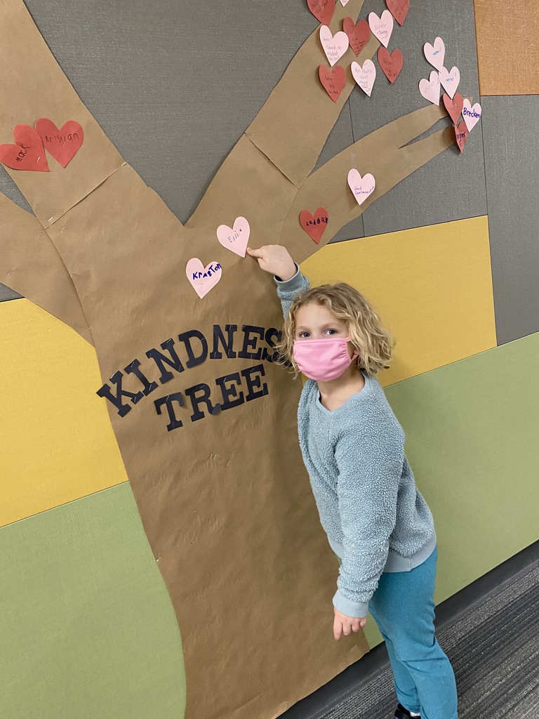 CESHornets's tweet photo. We may be preparing for snow, but our Kindness Tree is blooming at CES! #kindnessmatters #cespride #growingleaders https://t.co/kIf0RaTf05