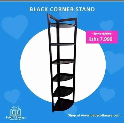 BabyCotKenya's tweet photo. Still need a place to put your flowers vase, few books and so much... Get the black corner stand for a slashed price of 7,999/- only!!
Call /WhatsApp 0712676157
Order online @babycotkenya
#cornerstand #kidsfurniture #furniture #wood #interiordesign #baby #babycot https://t.co/dMqmlzGoto