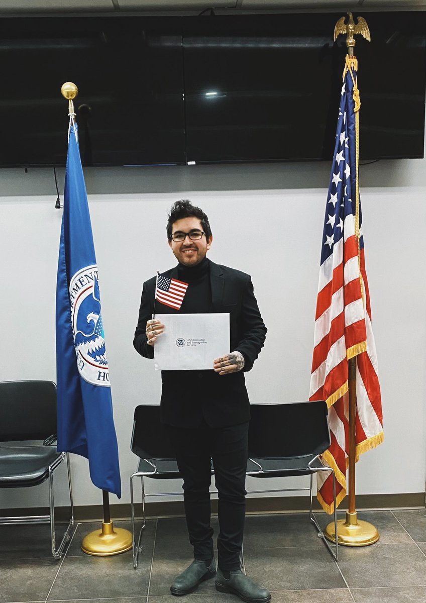 papi_muerte's tweet photo. Officially a US Citizen y’all! https://t.co/rxTlGpBX8C