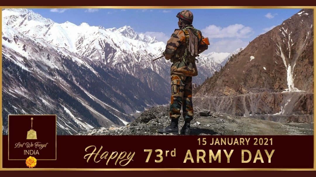 AparnaSharma_96's tweet photo. @adgpi #ArmyDay #IndianArmy 
Wishing a very happy and proudest day THE INDIAN ARMY DAY ...☺☺☺
.
.🇮🇳🇮🇳🇮🇳
#JaiHind #जयहिंद #जयहिंदकीसेना 
A huge salute to all INDIAN ARMY HERO 🙏
"आप हो तो हम हैं।" https://t.co/B5o9Folcoe