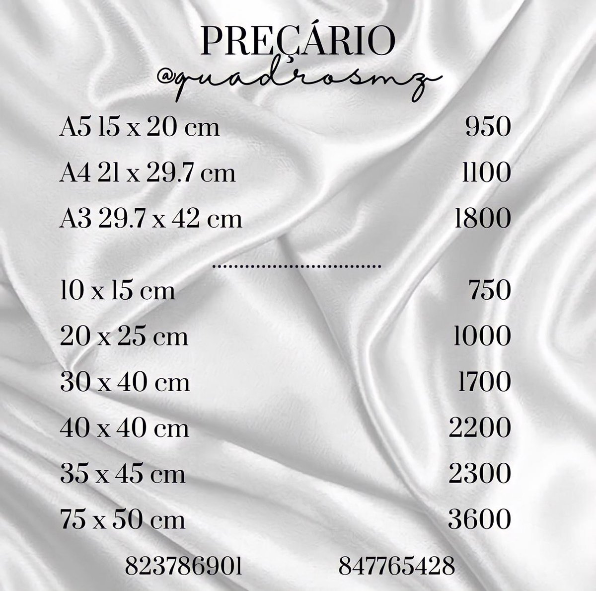 Richard2JW's tweet photo. São Valentim chegando..
A @quadrosmz traz para você quadros decorativos, puzzles personalizados e placas de música. Não perca tempo, faça a sua encomenda e ofereça o melhor presente ao seu amado. 🥰

Contactos :
823786901 / 847765428

Instagram : @quadrosmz
Facebook : Quadrosmz https://t.co/mWLTLKrkjv