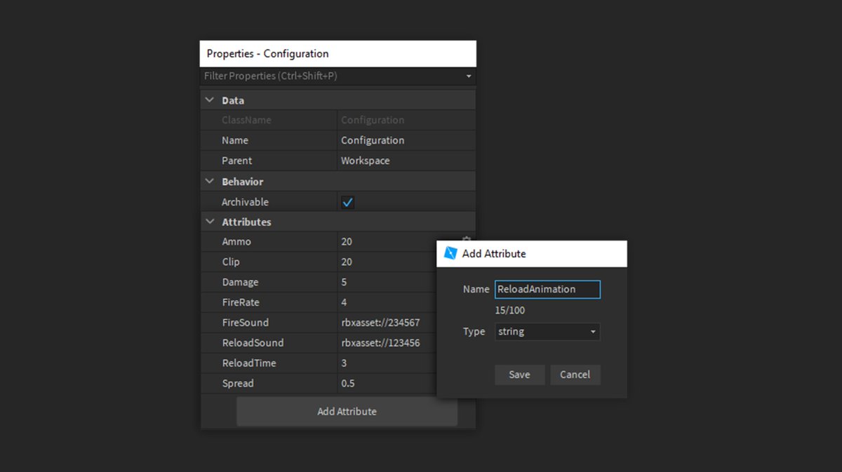 Bloxy News On Twitter Attributes Are Now In Beta Testing Within Roblox Studio Attributes Provide An Efficient Way To Set And Configure Parameters For Game Assets Allowing Developers To Rapidly Iterate - fire sound roblox