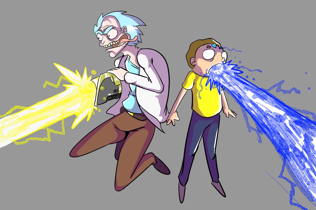 Bastiboi4's tweet photo. Rick and morty
#RickSanchez 
#RickandMorty 
#HUION https://t.co/rrvkXb1q63