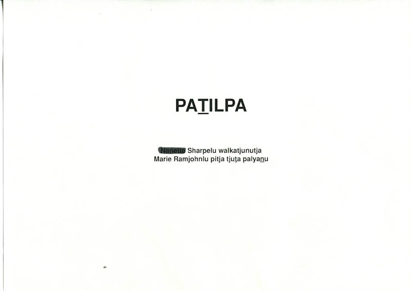 LAAL_bot's tweet photo. Check out another interesting item from the @living_archive! Patilpa / Nanette Sharpelu walkatjunutja ; Marie Ramjohnlu pitja tjuta palyanu (1990): https://t.co/wn0bGucY3p https://t.co/PYYzBlpuBQ