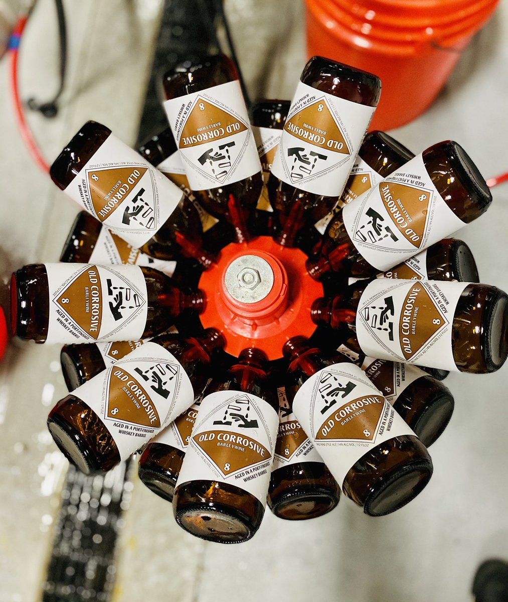 This flower will be in full bloom tomorrow!

Old Corrosive Barleywine, aged in Ruby Port finishing Whiskey Barrels, available in 12oz stubbies.

Come get some!