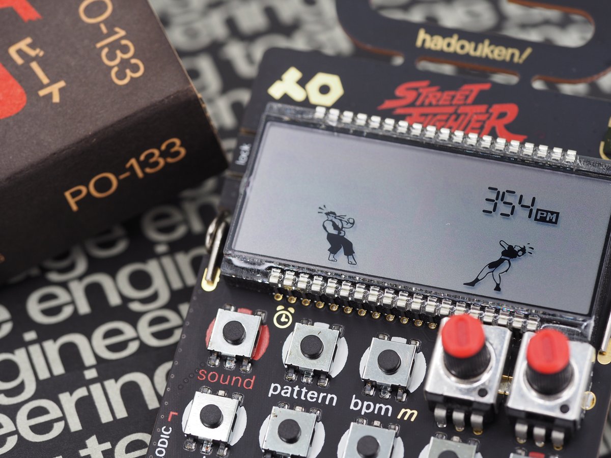 k_schatzy's tweet photo. Finally picked up one of the @jugendingenieur and @CapcomUSA_ pocket operators. Great for photos, even better for music. Can't wait to really dig into it! https://t.co/oNrHT56B1e