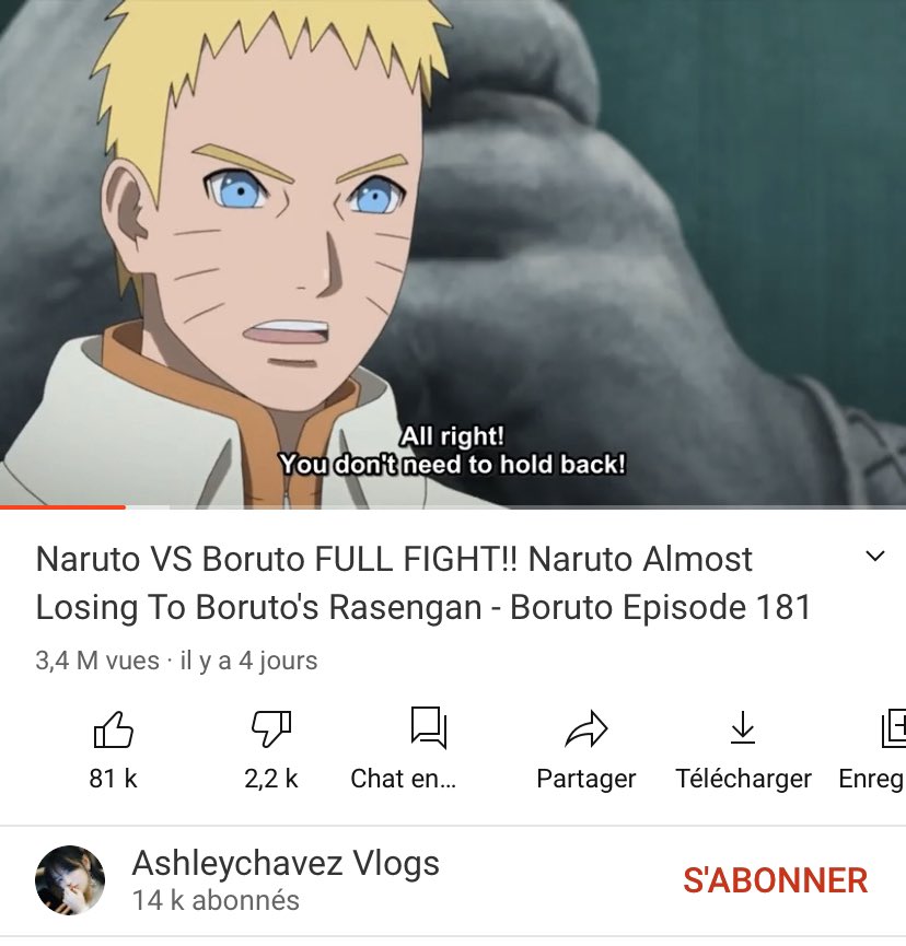 Naruto VS Boruto FULL FIGHT!! Naruto Almost Losing To Boruto's