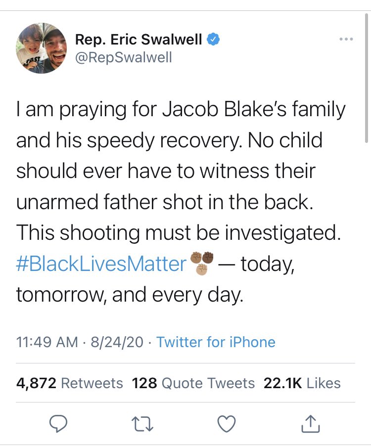 But the worst offenders here were the elected officials who ran with unconfirmed reports or speculation because it fit with their narrative. That includes  @RepSwalwell.