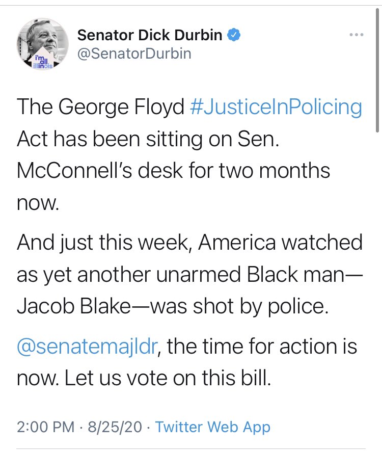 There are, unfortunately, a lot of other examples of this from elected officials. Here’s  @SenatorDurbin,  @MondaireJones and  @ReverendWarnock doing the same thing as many others.