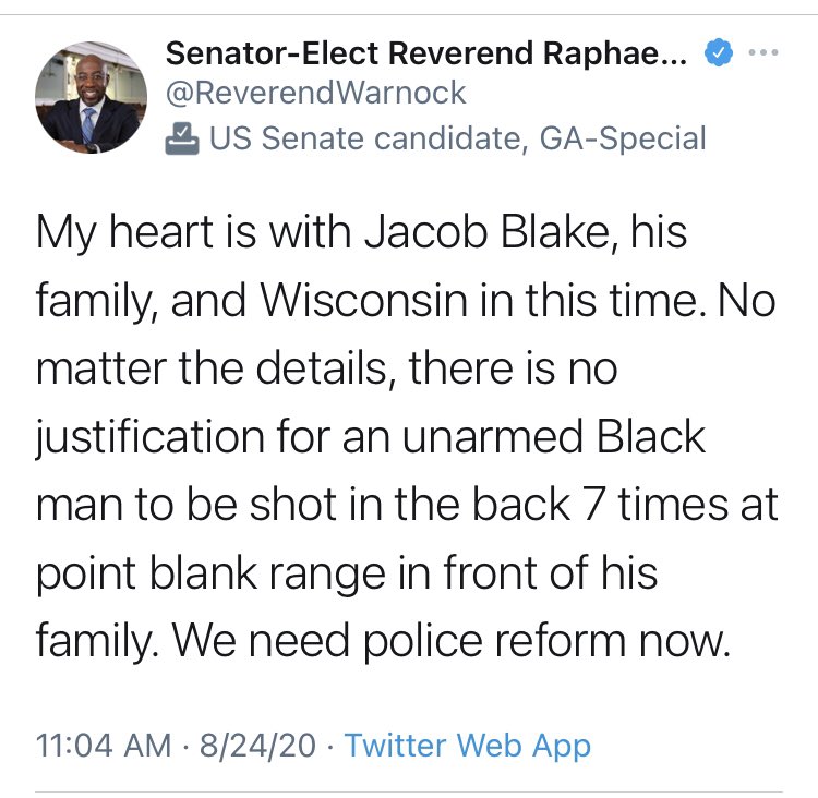 There are, unfortunately, a lot of other examples of this from elected officials. Here’s  @SenatorDurbin,  @MondaireJones and  @ReverendWarnock doing the same thing as many others.