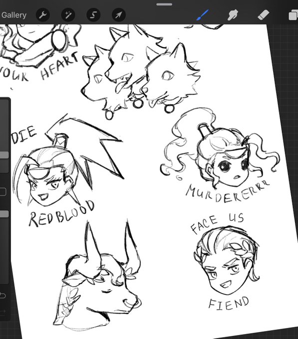 @ProxysArt Doing him and Asterius right now XD 