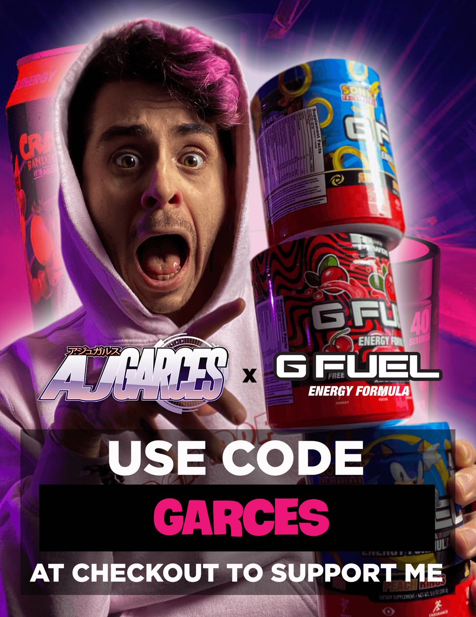 drevmclub's tweet photo. USE CODE “GARCES” for 30% off for a limited at @GFuelEnergy #GFUEL #teamgfuel https://t.co/7fWIzEHX2I