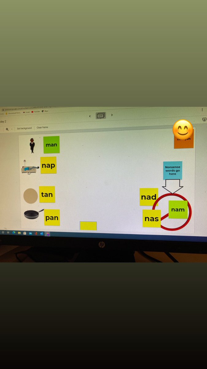 Big shout out to my K small group! They each worked independently to complete this slide and then were able to blend and read me the words!!!