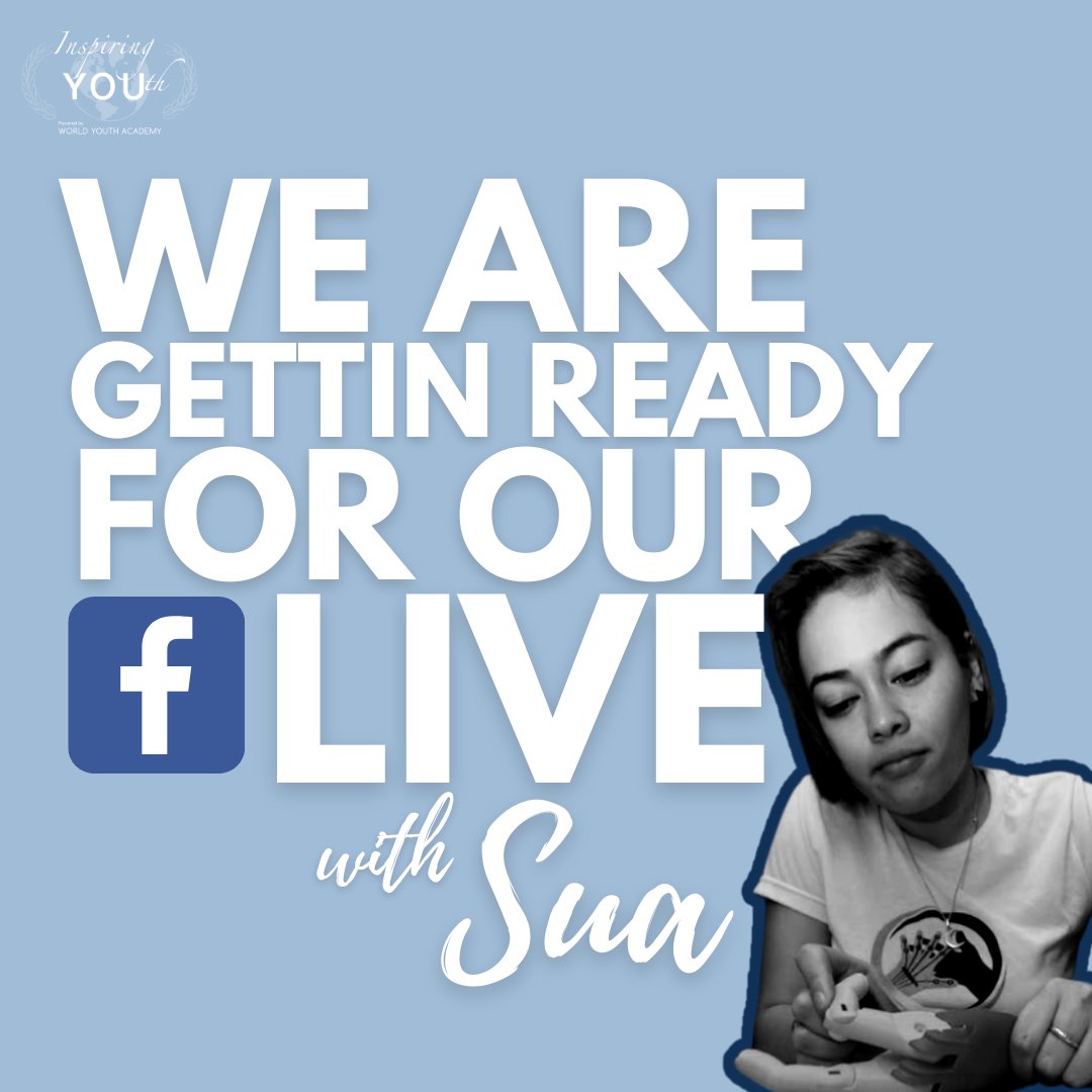 WYAcademy_'s tweet photo. 📅🚀 Thursday is to inspire YOUth! 
Don't miss our Facebook Live with Sua on January 21! https://t.co/0zYkgshcTX