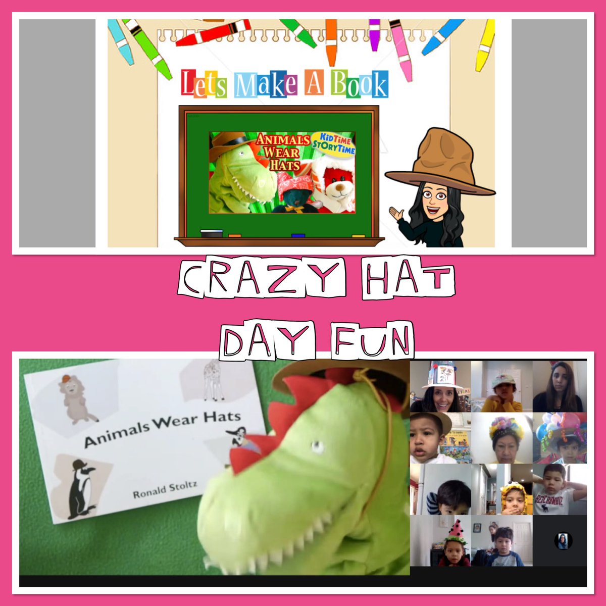 JanetColoma's tweet photo. Little Learners Crazy Fun Day! They created a book! Thank you @GoogleForEdu #remotelearningfun #littlelearners #prekrocks @wnyecc https://t.co/PlosXJ2TqY