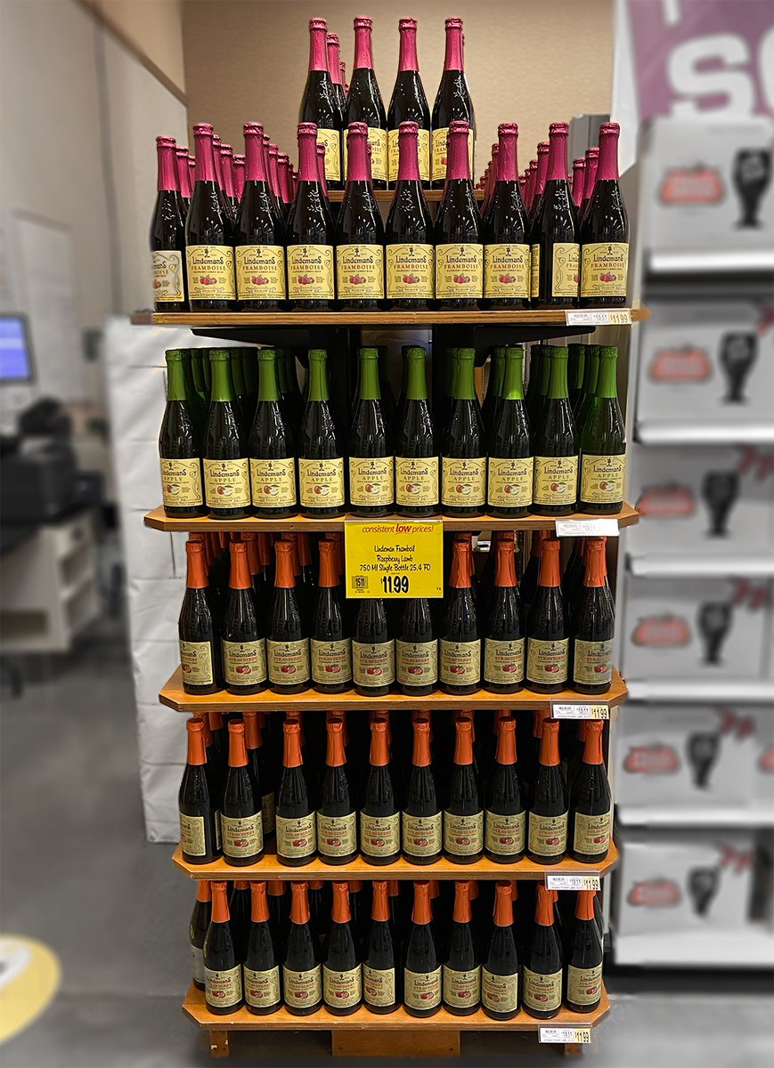 A classic Belgian favorite! #Lindemans #LambicBeer now @Wegmans of Harrison NY. Introduced to the U.S. in 1979, making them the first lambics marketed in U. S. history. To this day, they are the best selling brand in the category. l8r.it/kKT6