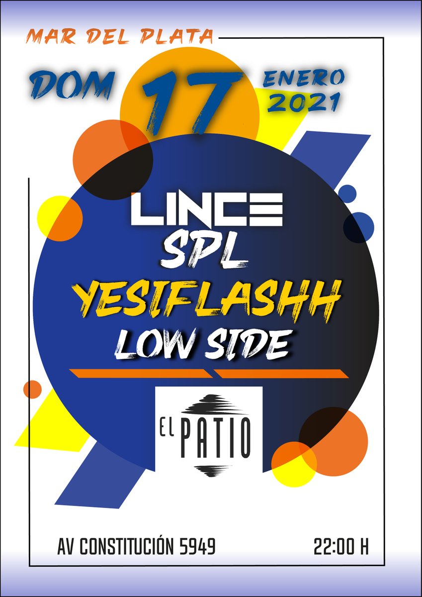 Lincespl's tweet photo. Mar Del Plata!
Nos Vemos Este 17-01-21 Junto  A  Yesiflashh &amp; Low Side 🇦🇷 
Reserva Tu lugar y no te pierdas este Mega Show!
Flyer por Mafer Colmenares 
Season 20-21 Vamos Por mas🌎
Espiel Clan Brutal https://t.co/bx7dznae5f