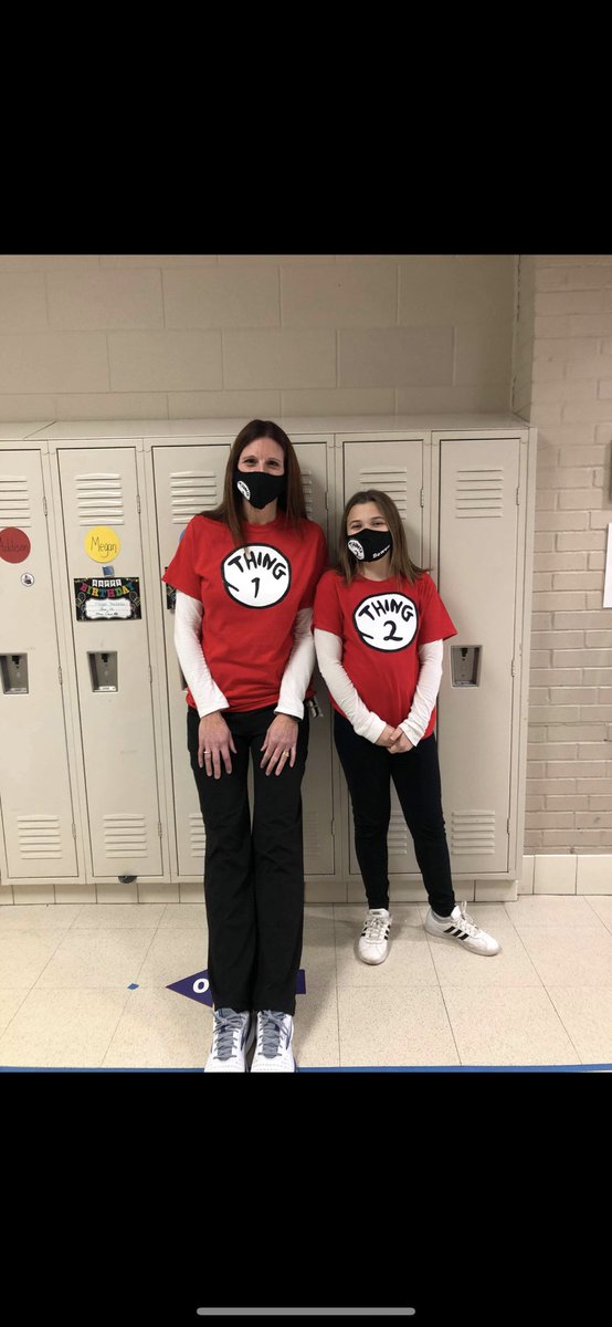 brandiarcuri's tweet photo. Twin day at school.  Emmerson decided to take it up a notch and “twin” with her teacher :) @ssheridan97 @NickNeiderhouse @maumee_schools https://t.co/LuBqe7QTpp