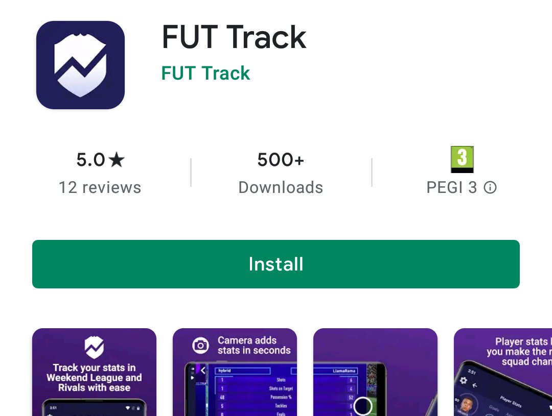 FUT Track App tweet media