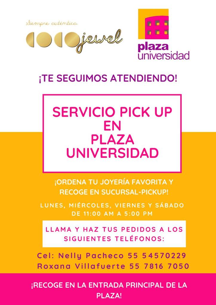 P_UNIVERSIDAD's tweet photo. Ordena tu joyería favorita de #CocoJewel y recoge en la Pick Up Zone #PlazaUniversidad
Realiza tu pedido vía WhatsApp en https://t.co/rG1tuWkTTc https://t.co/And80jv2vT
#CompartimosPlazaUniversidad https://t.co/VKvgWQ317g