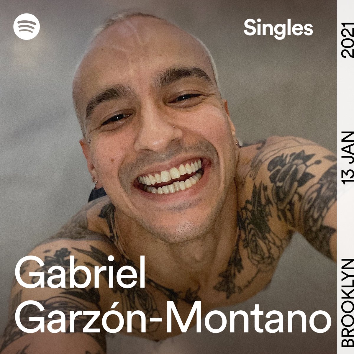 This will put a smile on your face 😀 #GabrielGarzónMontano just gave us two tracks for the latest #SpotifySingles. Turn up the volume on #OOPS and #WithASmile https://t.co/ybTh4VS8Ry https://t.co/lBYOUXtRxE